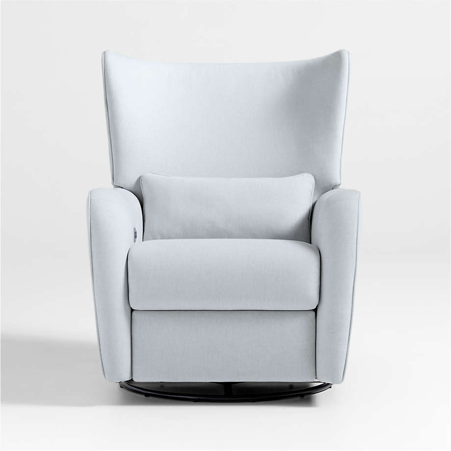 Aurora Winter Sky Nursery Electronic Power Recliner with Night Light