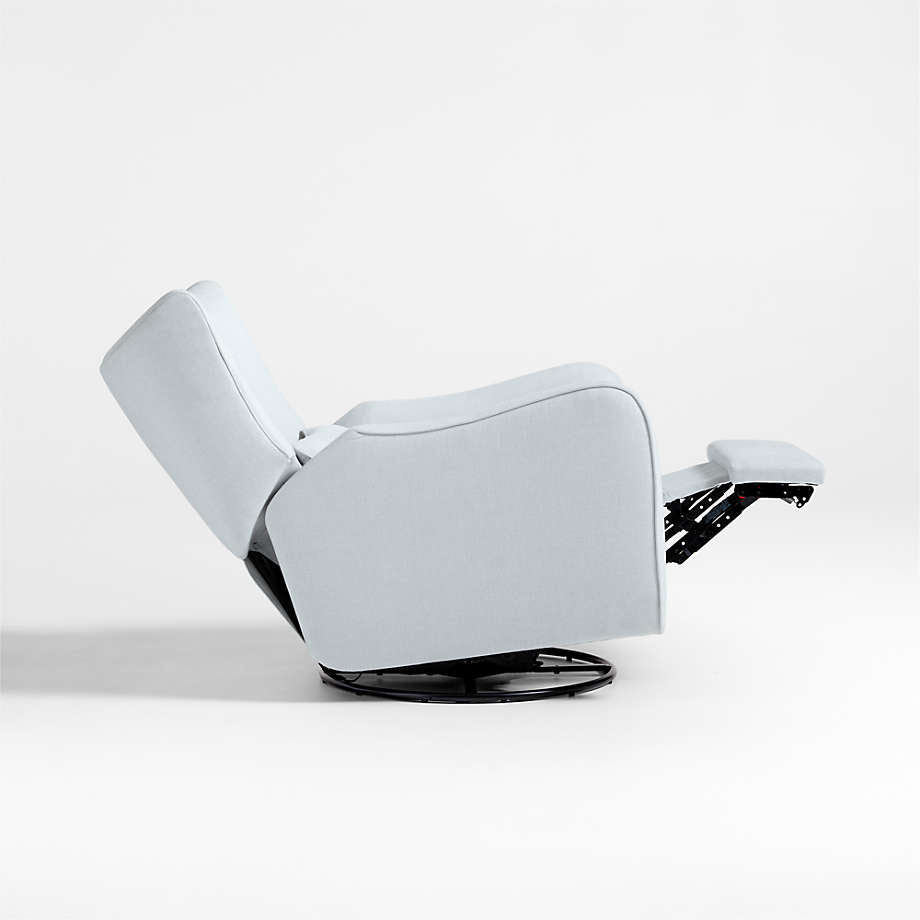 Aurora Winter Sky Nursery Electronic Power Recliner with Night Light