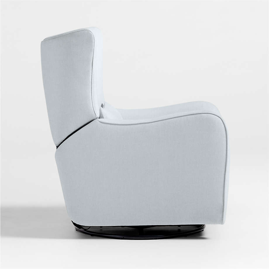 Aurora Winter Sky Nursery Electronic Power Recliner with Night Light