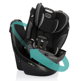 Revolve360 Slim 2-in-1 Rotational Car Seat (Canton Black)