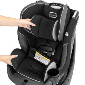 Revolve360 Slim 2-in-1 Rotational Car Seat (Canton Black)
