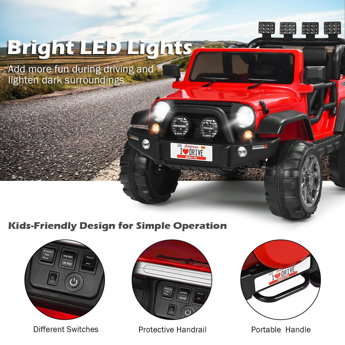 Kids 2 Seater Car | 2 Seater Power Wheel | Blissbabies