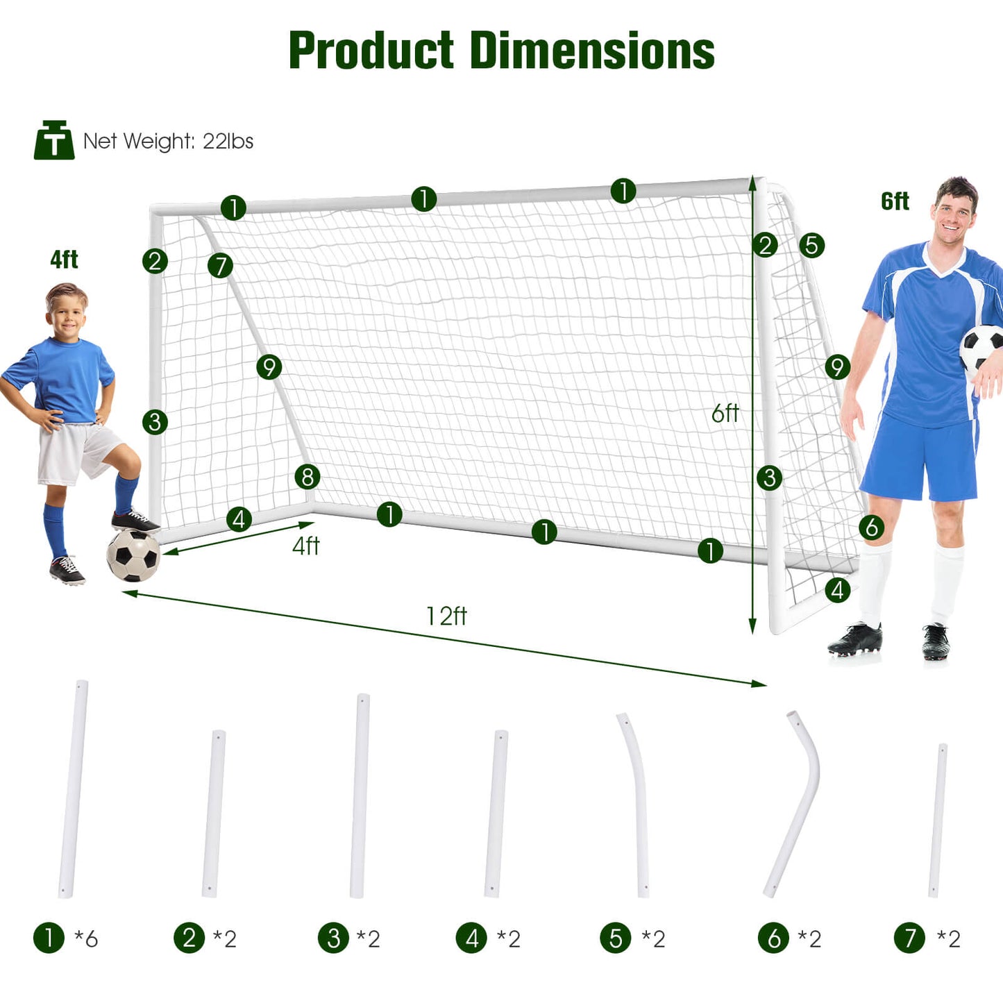 Portable Soccer Goal | Backyard Soccer Goal | Blissbabies