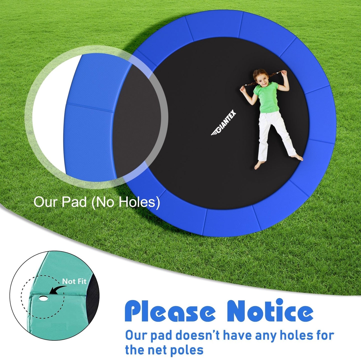 Trampoline Safety Pad | Trampoline Spring Cover | Blissbabies