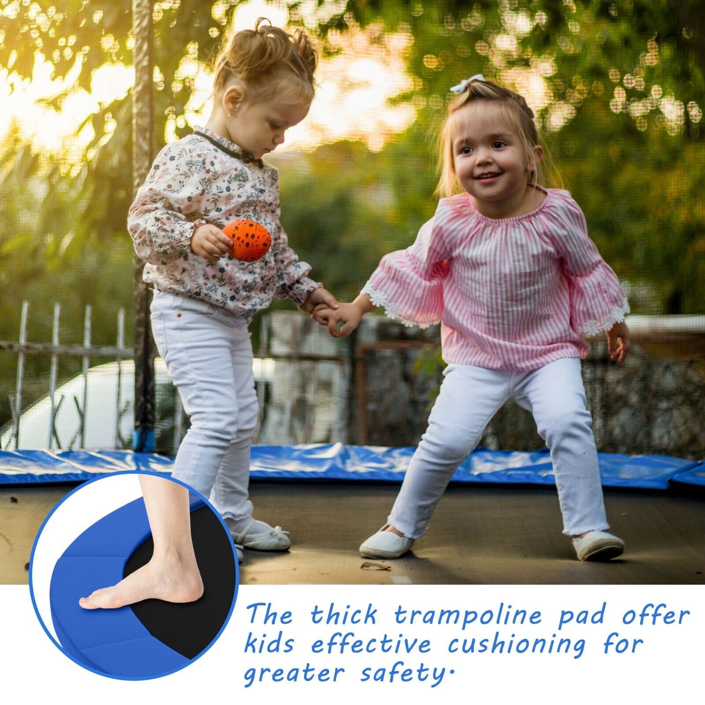 Trampoline Safety Pad | Trampoline Spring Cover | Blissbabies