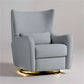 Aurora Winter Sky Nursery Electronic Power Recliner with Night Light