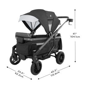 Shyft Rideshare All-Terrain Performance Stroller Wagon (Sterling Black)