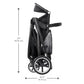 GOLD SensorSafe Shyft Smart Modular Travel System with LiteMax Infant Car Seat (Moonstone Gray)