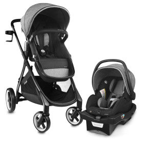GOLD SensorSafe Shyft Smart Modular Travel System with LiteMax Infant Car Seat (Moonstone Gray)