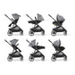 GOLD SensorSafe Shyft Smart Modular Travel System with LiteMax Infant Car Seat (Moonstone Gray)