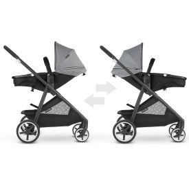 GOLD SensorSafe Shyft Smart Modular Travel System with LiteMax Infant Car Seat (Moonstone Gray)