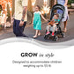 GOLD Otto Self-Folding Lightweight Travel Stroller (Moonstone Gray)