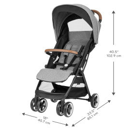 GOLD Otto Self-Folding Lightweight Travel Stroller (Moonstone Gray)