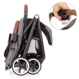 GOLD Otto Self-Folding Lightweight Travel Stroller (Moonstone Gray)