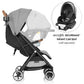 GOLD Otto Self-Folding Lightweight Travel Stroller (Moonstone Gray)