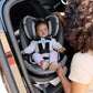 Gold Revolve360 Slim 2 in 1 Rotational Convertible Car Seat (Obsidian Black)