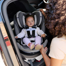 Gold Revolve360 Slim 2 in 1 Rotational Convertible Car Seat (Obsidian Black)