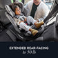 Gold Revolve360 Slim 2 in 1 Rotational Convertible Car Seat (Obsidian Black)