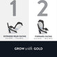 Gold Revolve360 Slim 2 in 1 Rotational Convertible Car Seat (Obsidian Black)