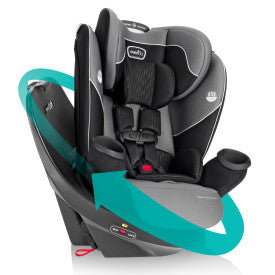 Revolve360 Rotational All-In-One Convertible Car Seat (Amherst Gray)