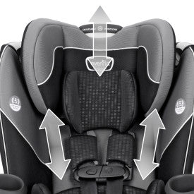 Revolve360 Rotational All-In-One Convertible Car Seat (Amherst Gray)