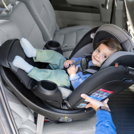 Gold Revolve360 Extend All-in-One Rotational Car Seat with SensorSafe (Onyx Black)