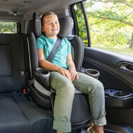 Gold Revolve360 Extend All-in-One Rotational Car Seat with SensorSafe (Moonstone Gray)