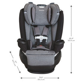 Gold Revolve360 Extend All-in-One Rotational Car Seat with SensorSafe (Moonstone Gray)