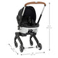 Gold Shyft DualRide with Carryall Storage Infant Car Seat and Stroller Combo (Onyx Black)