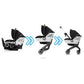 Gold Shyft DualRide with Carryall Storage Infant Car Seat and Stroller Combo (Onyx Black)
