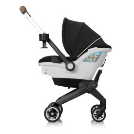 Gold Shyft DualRide with Carryall Storage Infant Car Seat and Stroller Combo (Onyx Black)