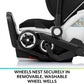 Gold Shyft DualRide with Carryall Storage Infant Car Seat and Stroller Combo (Moonstone Gray)