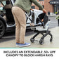Gold Shyft DualRide with Carryall Storage Infant Car Seat and Stroller Combo (Moonstone Gray)