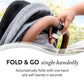 GOLD Otto Self-Folding Lightweight Travel Stroller (Moonstone Gray)