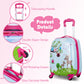 2 Pieces ABS Kids Suitcase Backpack Luggage Set