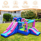 Inflatable Bounce Castle with Dual Slides and Climbing Wall without Blower