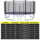 15/16 Feet Trampoline Replacement Safety Net-15 ft