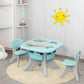 Children Kids Activity Table & Chair Set Play Furniture W/Storage-Blue