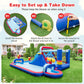 Inflatable Water Slide Park for Kids Backyard Outdoor Fun (without Blower)