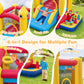 Inflatable Bounce House with 480W Blower and Ocean Balls for Yard
