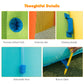 Inflatable Water Slide Kids Bounce House with 750W Blower