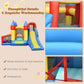 Inflatable Bounce House with Basketball Rim and 780W Blower