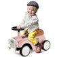 Kids Sit to Stand Vehicle with Working Steering Wheel and Under Seat Storage-Pink