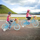 14" Kid's Bike with Training Wheels and Adjustable Handlebar Seat-Blue