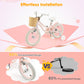 14" Kid's Bike with Training Wheels and Adjustable Handlebar Seat-Pink