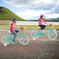 18" Kid's Bike with Training Wheels and Adjustable Handlebar Seat-Green