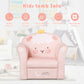 Kids Lamb Sofa Children Armrest Couch