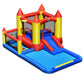 Inflatable Water Slide Castle Kids Bounce House with 480W Blower
