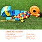 Inflatable Kids Slide Bounce House with 550w Blower