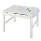 Wooden Kids Multi Activity Play Table with Storage Paper Roll-White